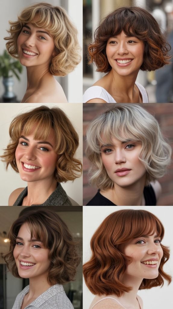 Smooth Mid-Length with Angled Bangs