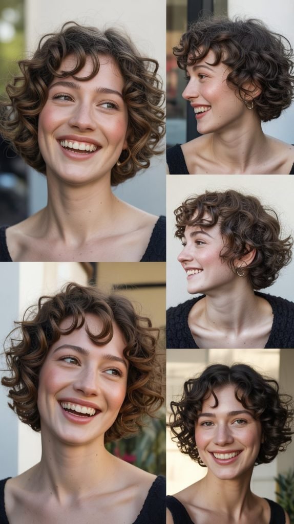 Curly Bob with Defined Ringlets