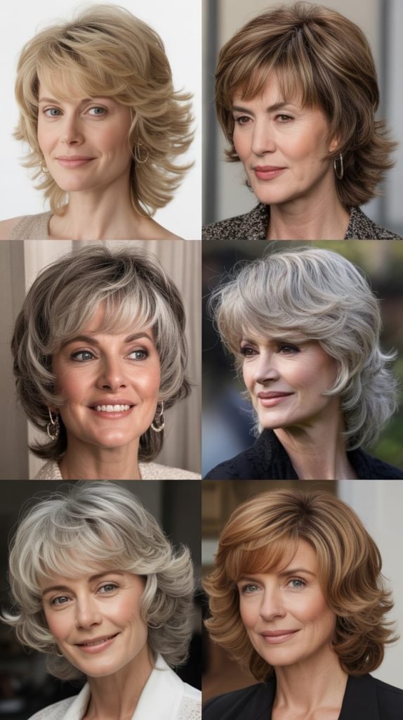 Feathered Shag with Wispy Bangs