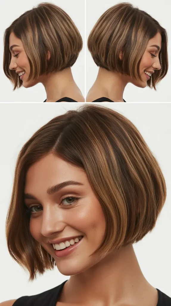 Chin-Length Bob with Tapered Nape