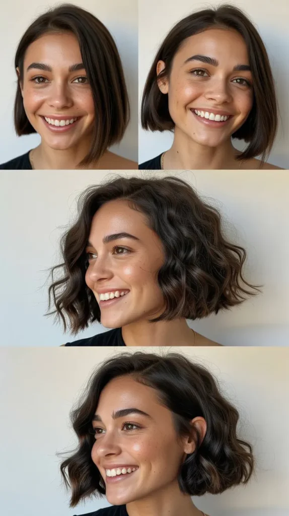 Disconnected Chin-Length Bob