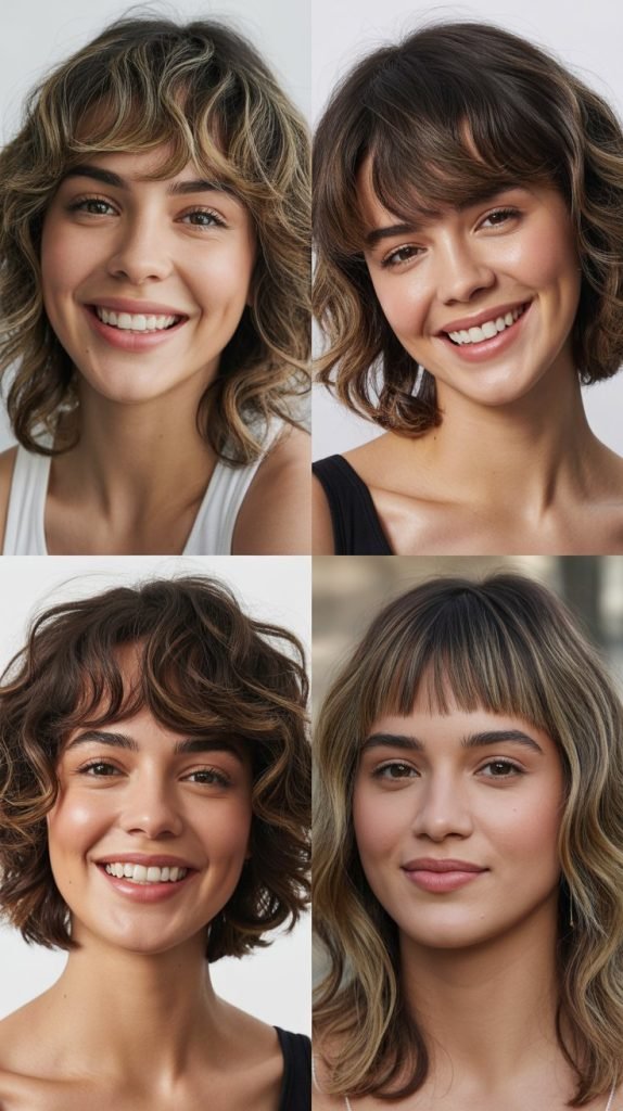  Wispy Bangs with Textured Shag