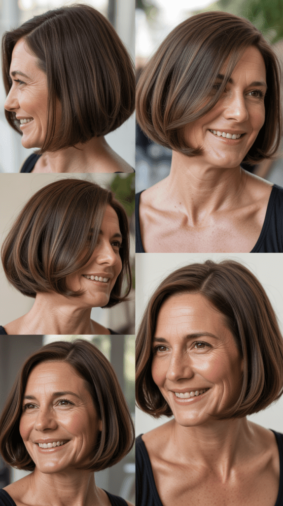 Sleek Angled Bob