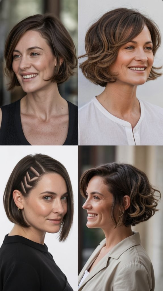 Layered Bob with Undercut