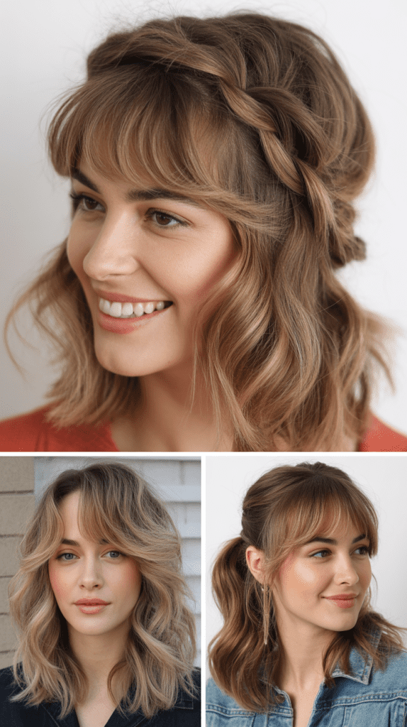  Twisted Halo with Wispy Bangs