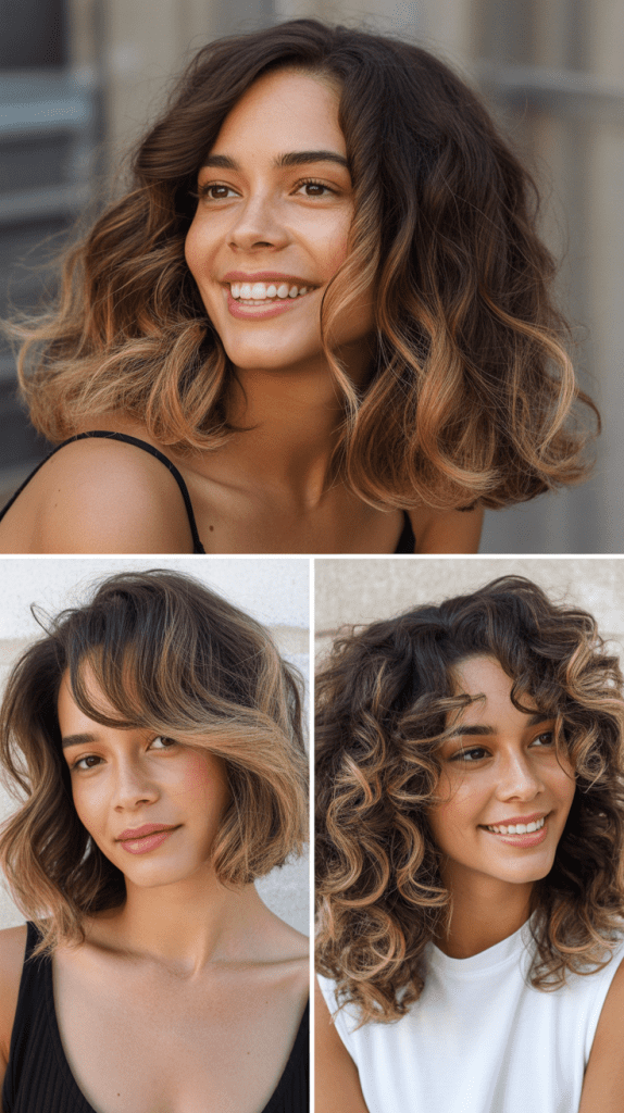 Soft Baby Bangs With Goddess Braids