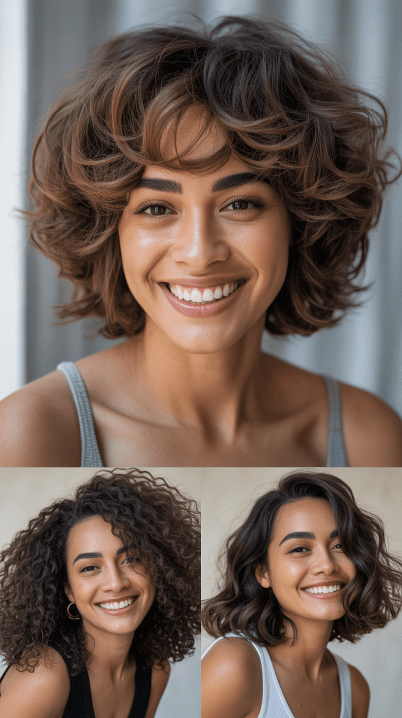 Textured Fringe With Graduated Layers