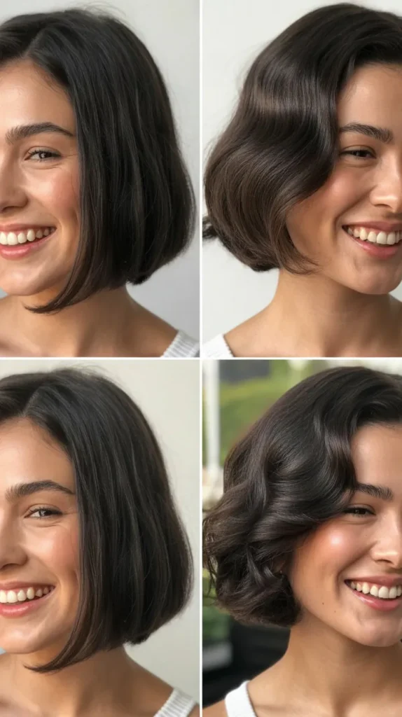 Curved Chin-Length Bob