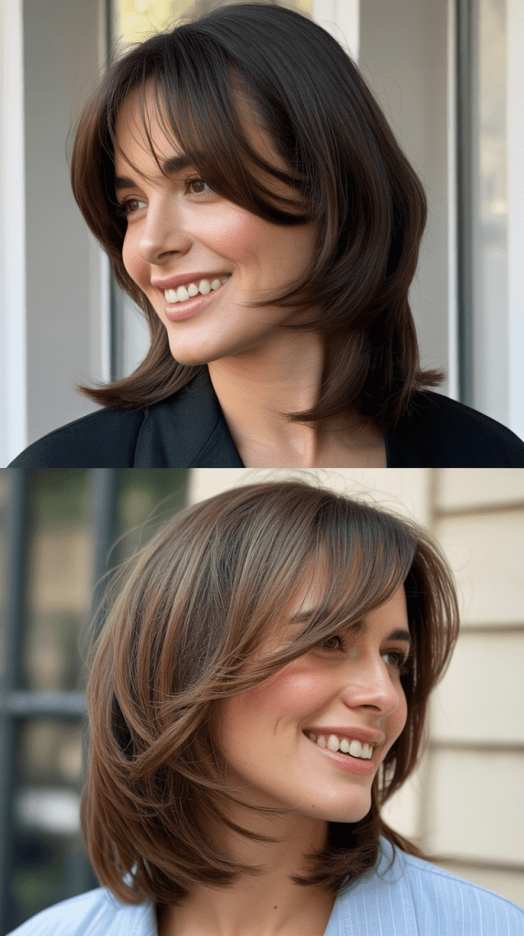 Blunt Layers With Sharp Side Fringe