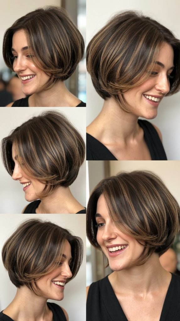 Inverted Bob with Stacked Layers