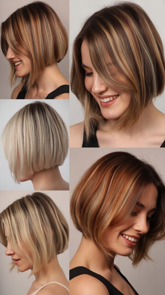 A-Line Bob with Balayage