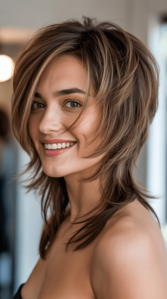 Asymmetrical Layered Cut