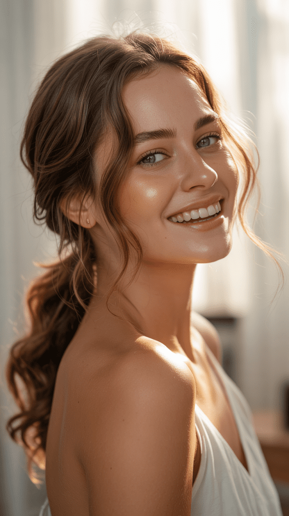 Tousled Side Ponytail