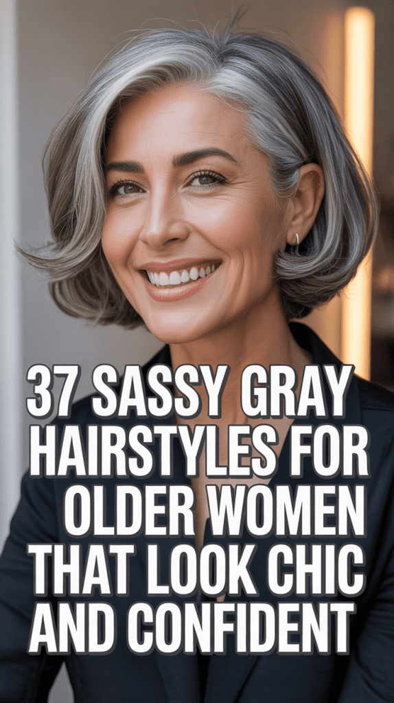 37 Sassy Gray Hairstyles for Older Women That Look Chic and Confident Sassy Gray Hairstyles for Older Women That Look Chic and Confident
