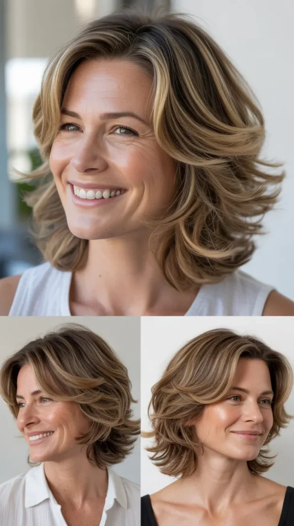 Layered Lob with Beachy Texture