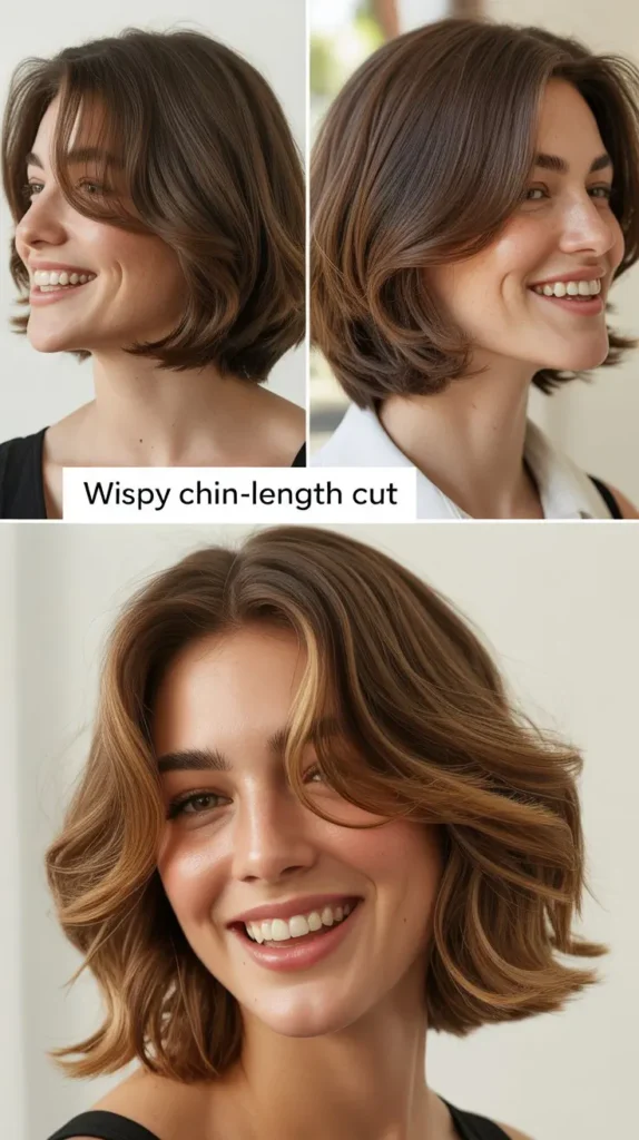 Wispy Chin-Length Cut