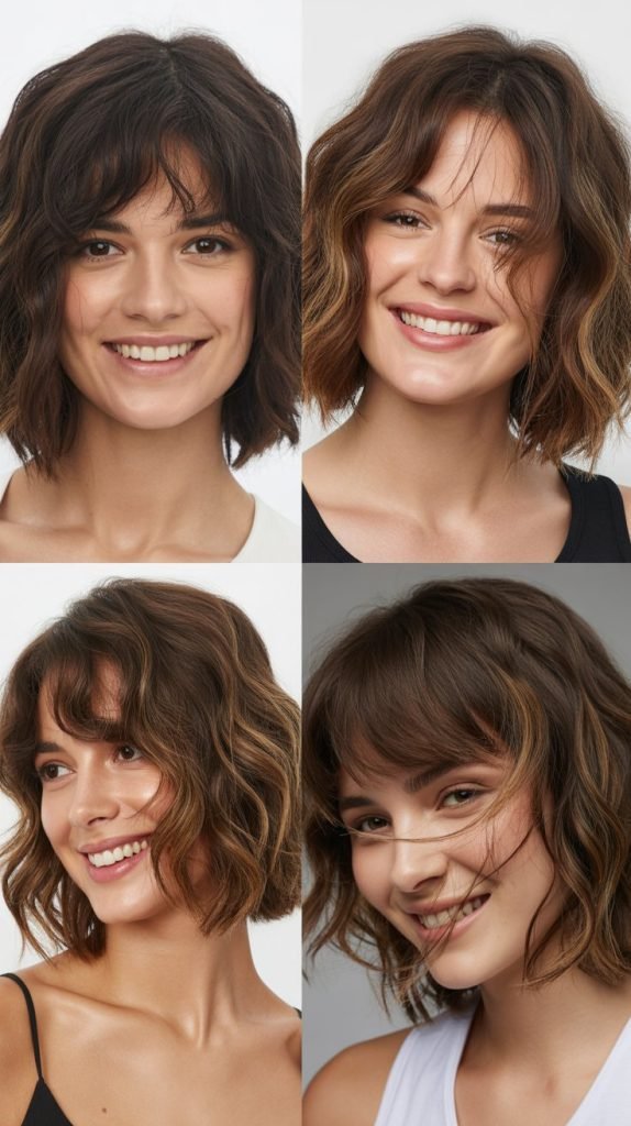  Shattered Long Bob With Wispy Micro Bangs