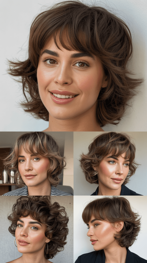 Shaggy Bangs With Razor-Cut Layers