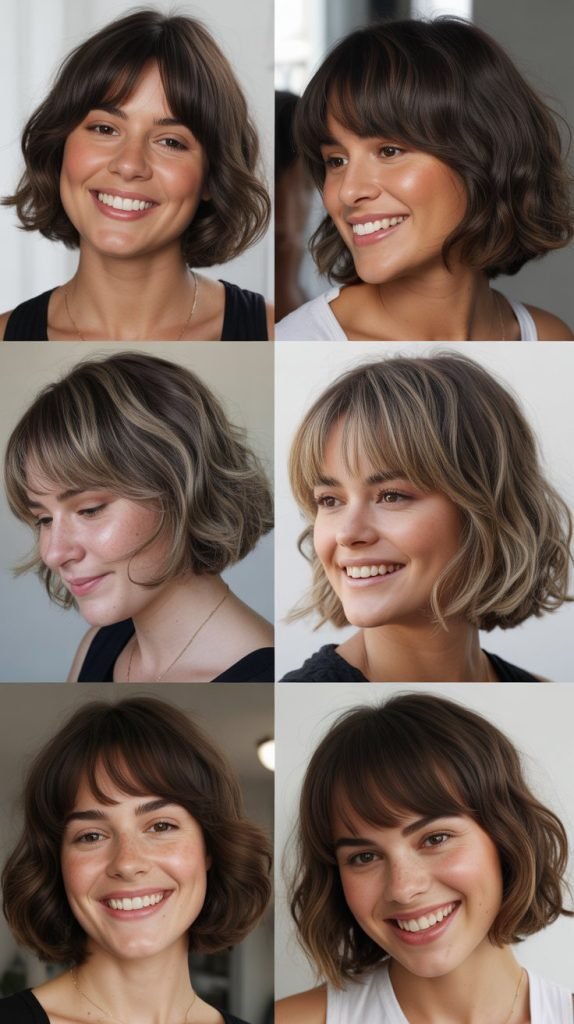 Graduated Lob with Feathered Fringe