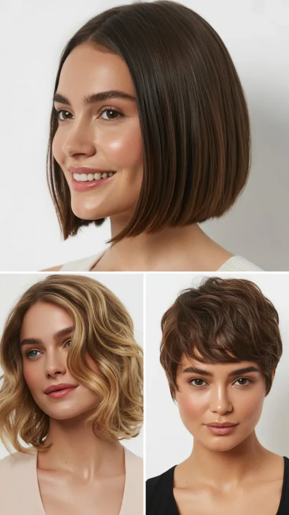 Sleek and Straight Chin-Length Cut
