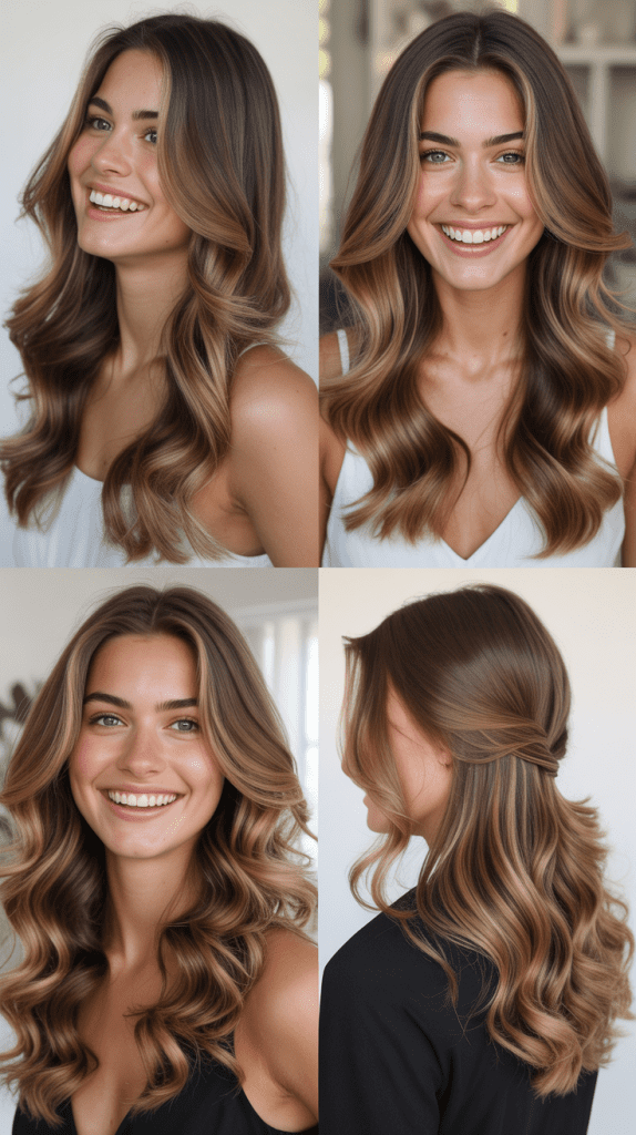 Long Waves with Balayage Ombré