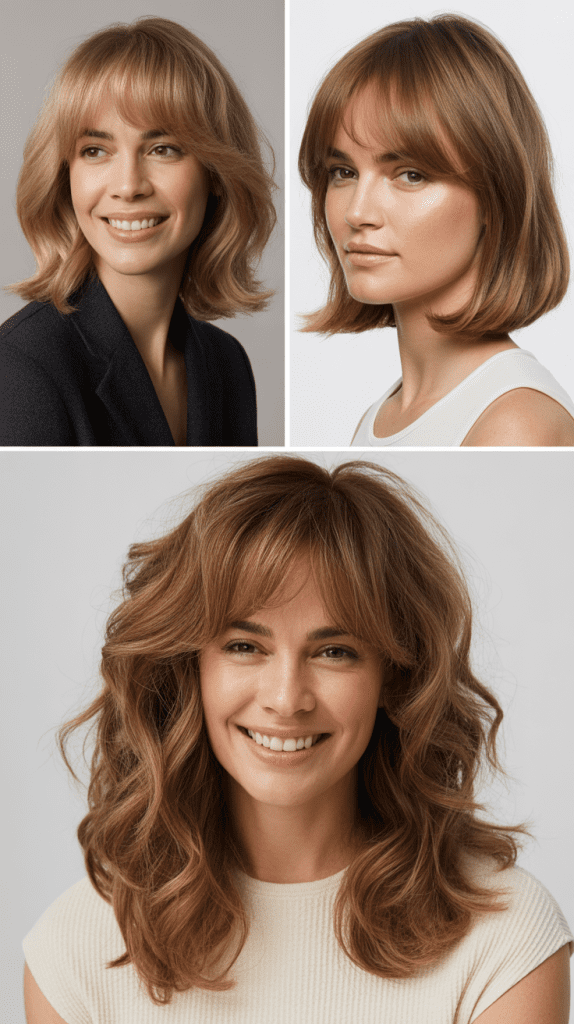 Natural-Looking Bangs With Invisible Layers