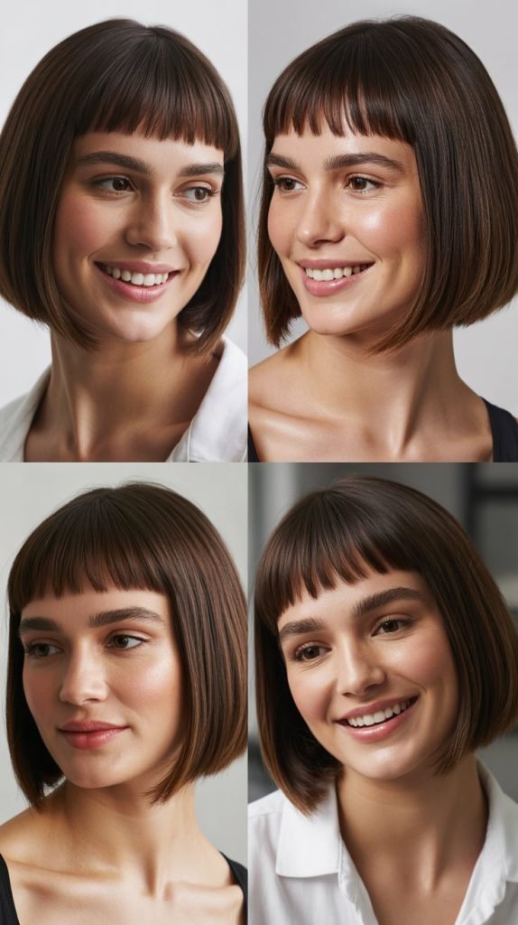 Precision Cut with Micro Side Bangs