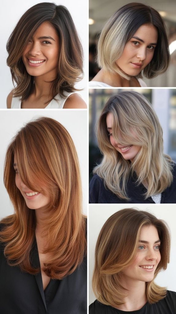  Layered Cut With Highlights And Lowlights