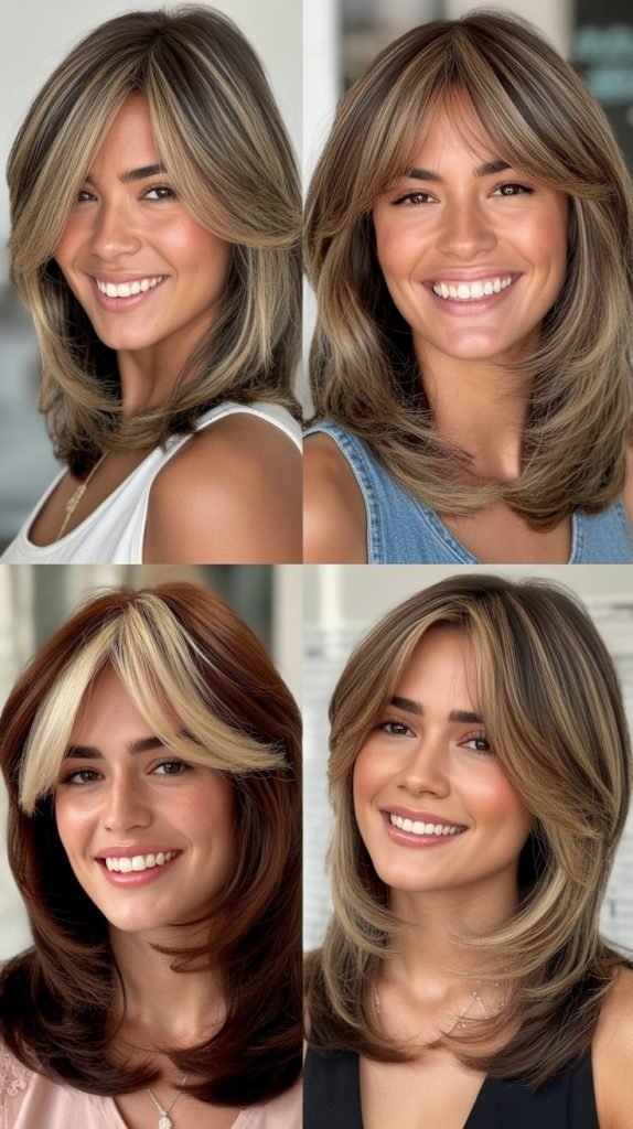  Layered Cut With Chunky Highlights