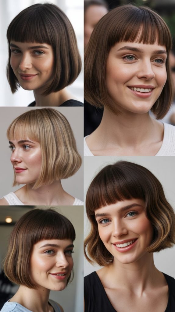 Precision Bob With Straight Thin Bangs