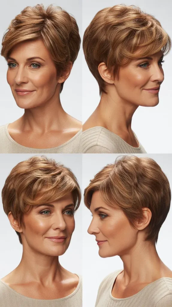 Tapered Cut with Textured Top