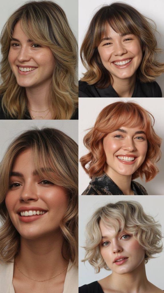 . Shaggy Bob With Wispy Bangs