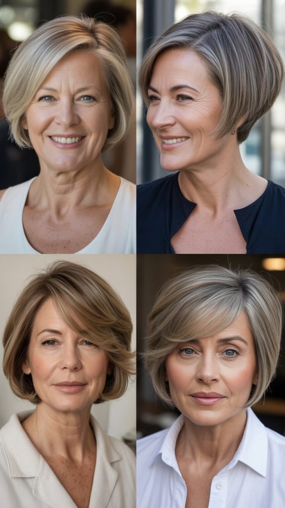 Tapered Bob with Nape Detail