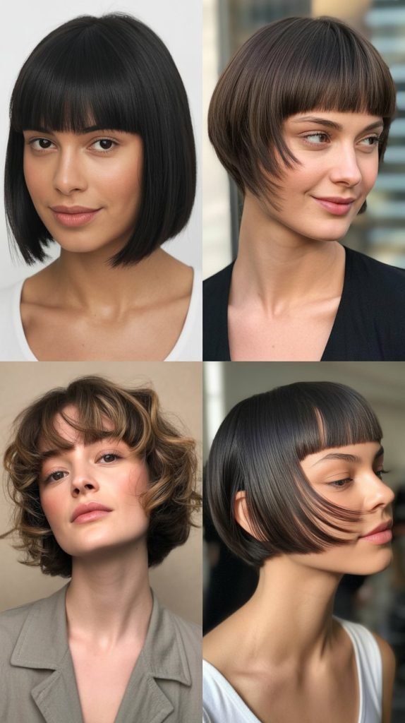  Precision Bob With Geometric Bangs