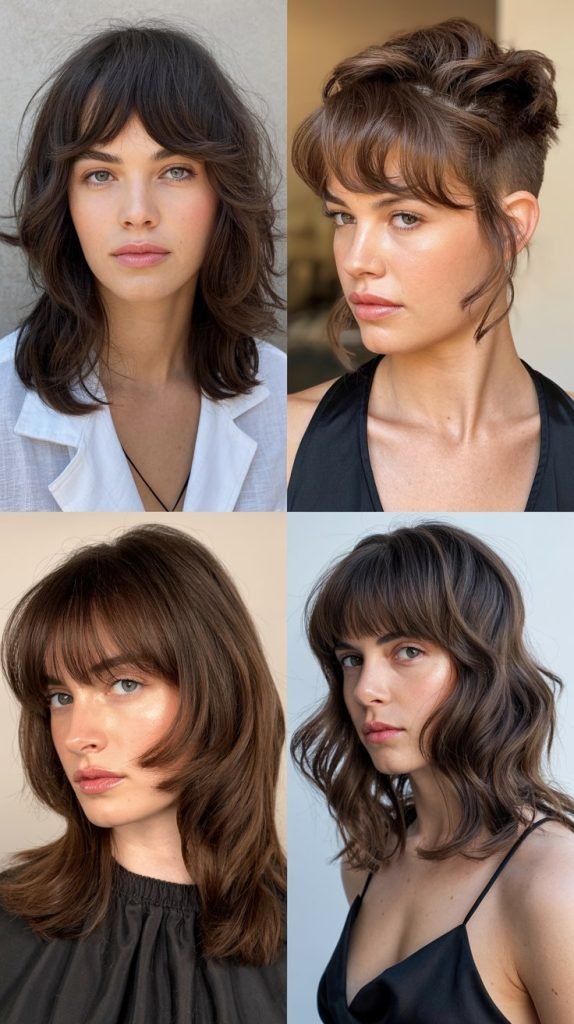 Versatile Wolf Cut With Adjustable Bangs