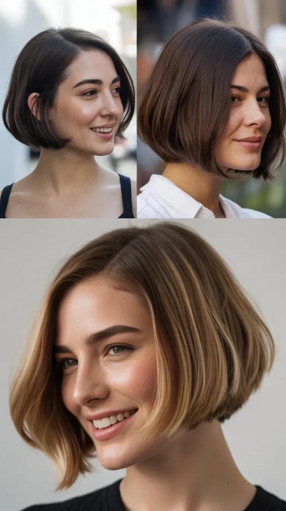 The Angled Bob (A-Line Bob)
