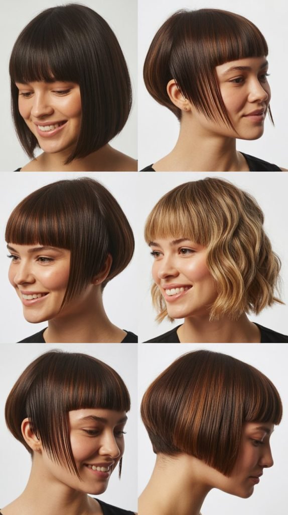 Precision Bob with Geometric Bangs