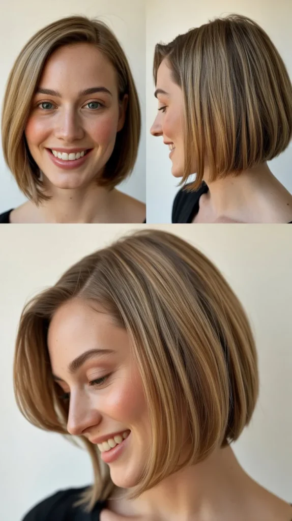  Soft A-Line Bob with Layers