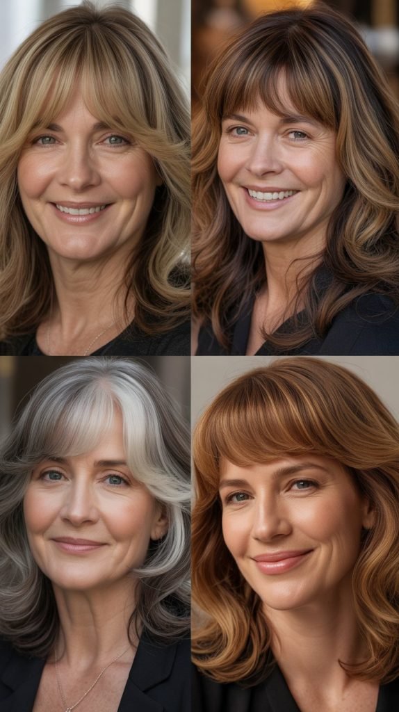 Curtain Bangs Color Techniques