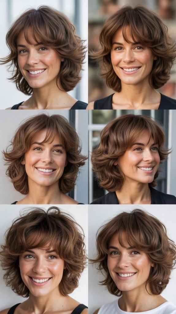 2. Baby Fringe with Buttercup Blonde Balayage