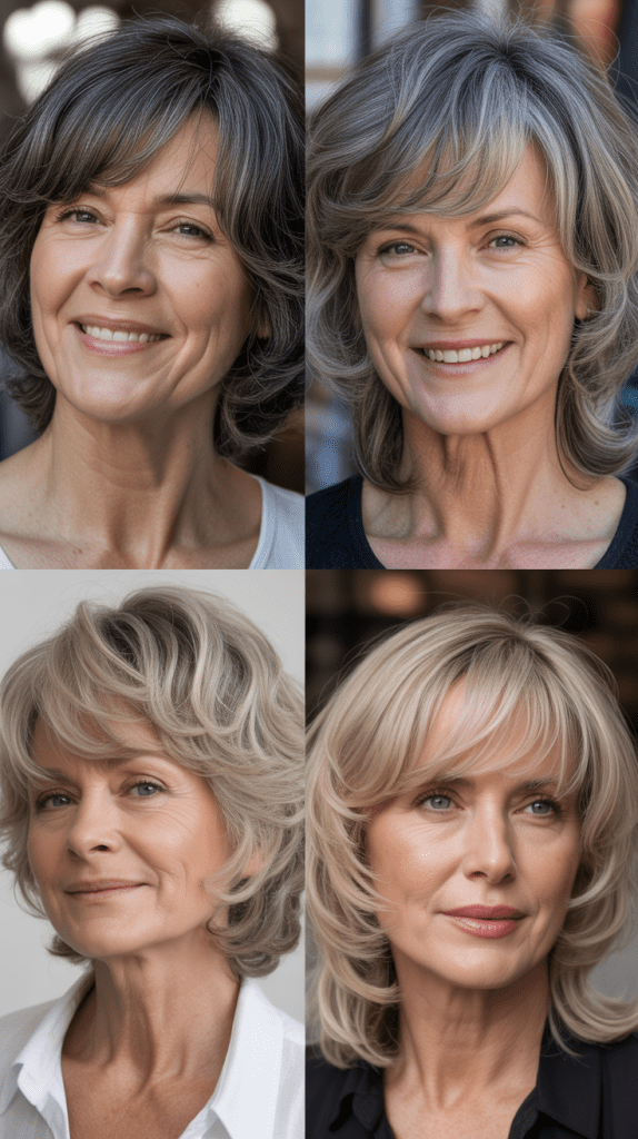 Choppy Midi with See-Through Bangs