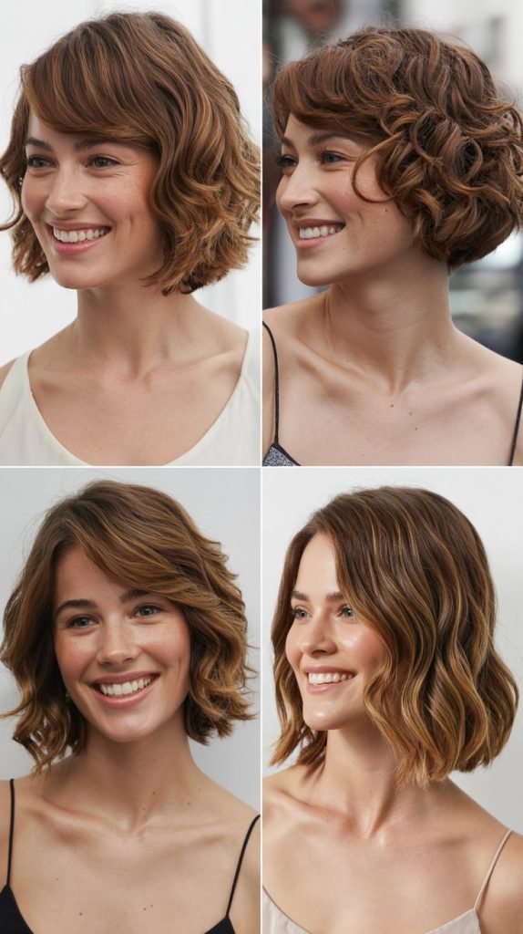 Wavy Layered Bob