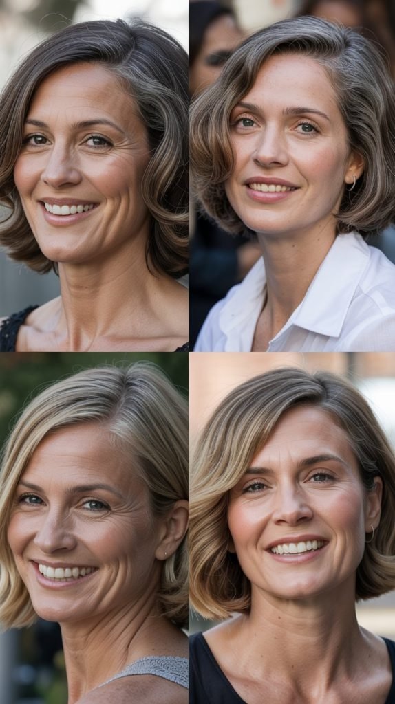 Shoulder-Length with Side-Swept Front