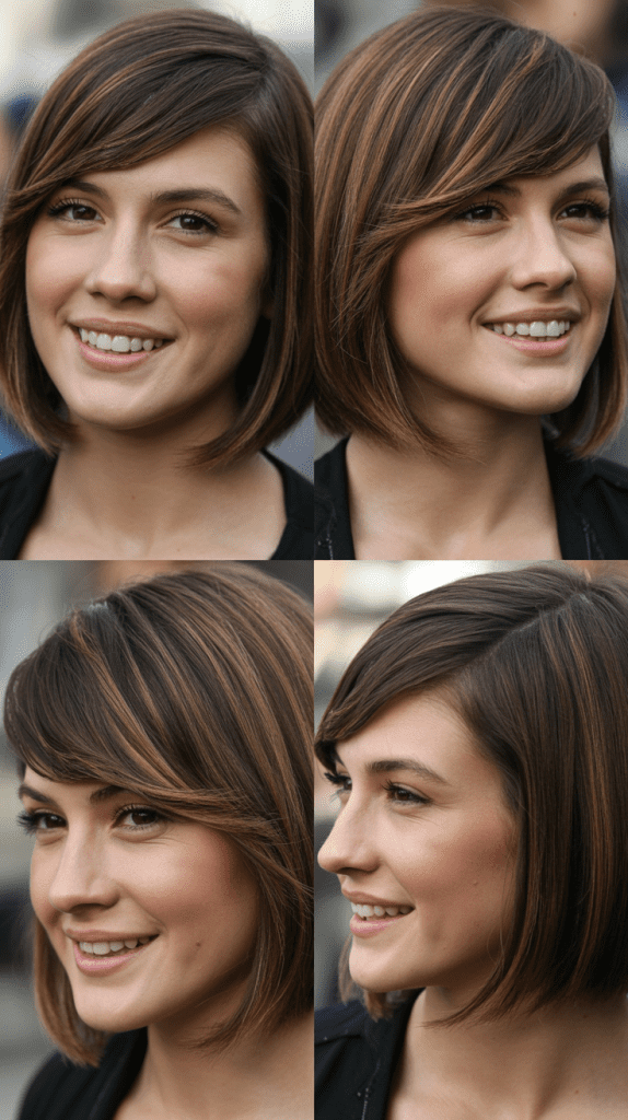 Long Bob with Side Bangs