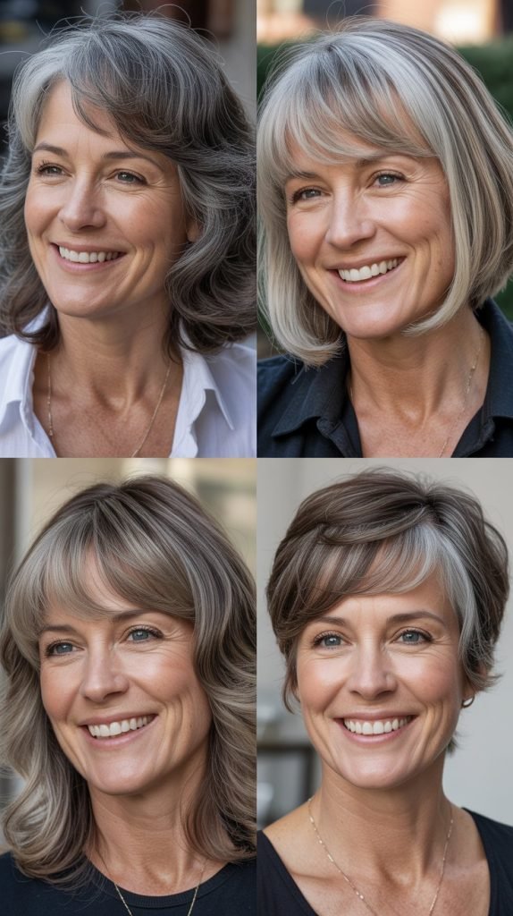 Curtain Bangs and Face Shape Analysis