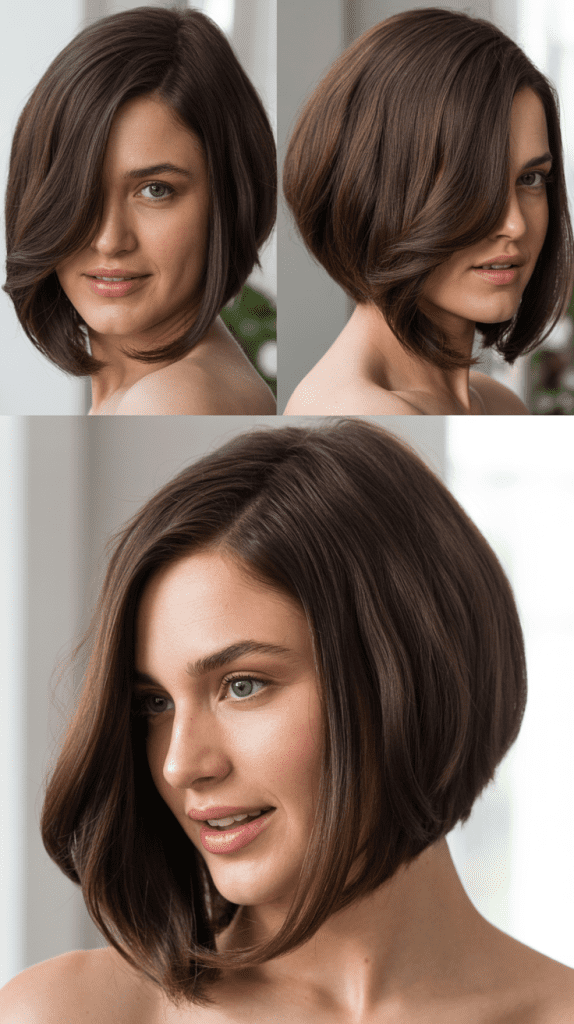 Long Bob with Deep Side Swept