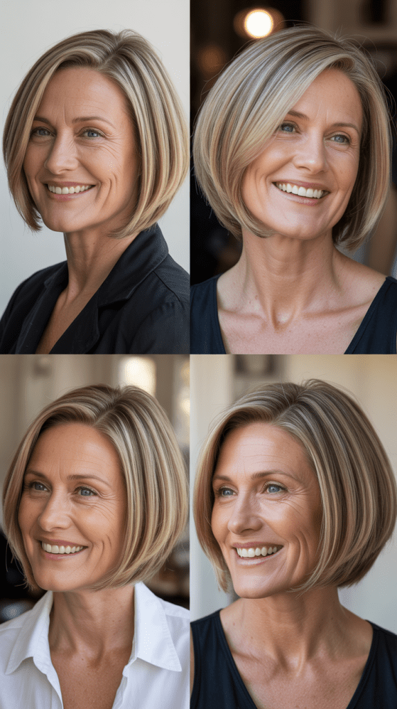 Blunt Layered Bob