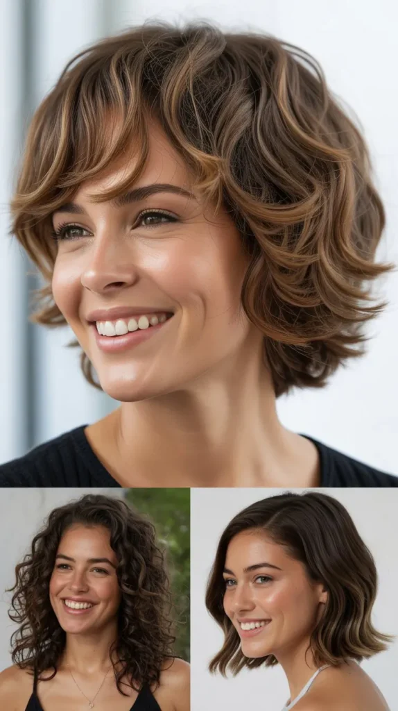 Textured Shaggy Chin-Length Cut