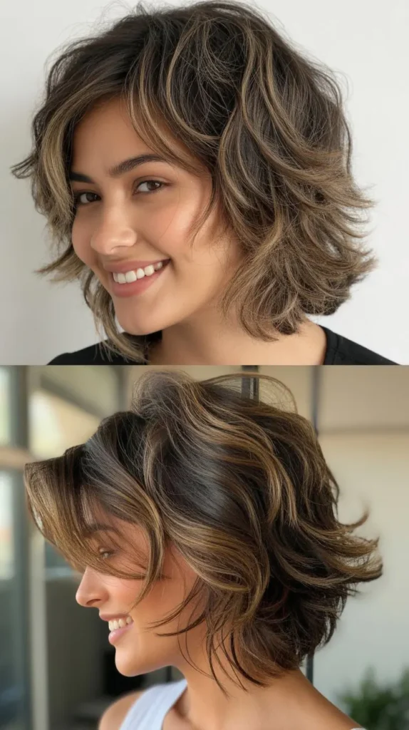 Choppy Layers with Textured Ends