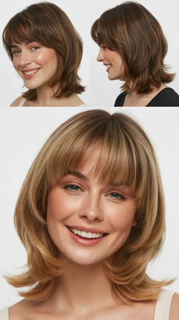 . Layered Cut with Graduated Fringe